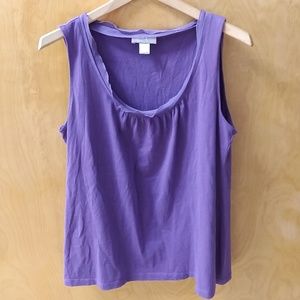 Ann Taylor Loft Women's Purple Tank Top Size L